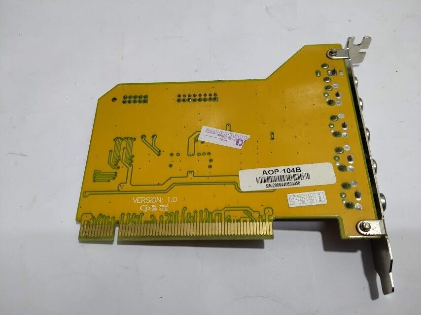 AOP-104B Version 1.0 4CH Video DVR Card AOP104B - Image 5