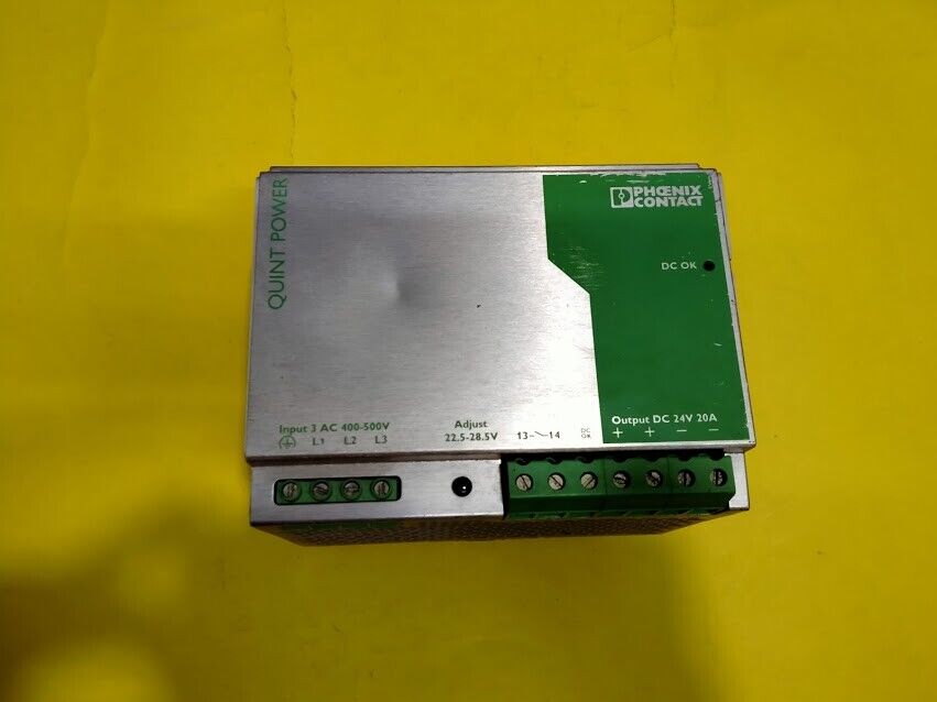 Phoenix Contact QUINT-PS-3X400-500AC/24DC/20 P/N 120266.8 Power Supply - Image 2