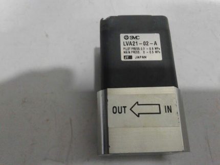 SMC LVA21-02-A FLUOROPOLYMER VALVE New