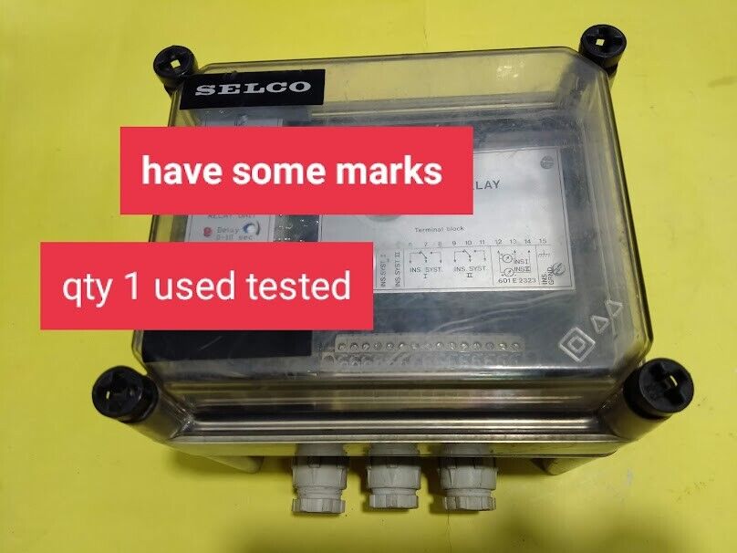 Selco E2300 Insulation monitoring relay 601E 2300 - Image 8