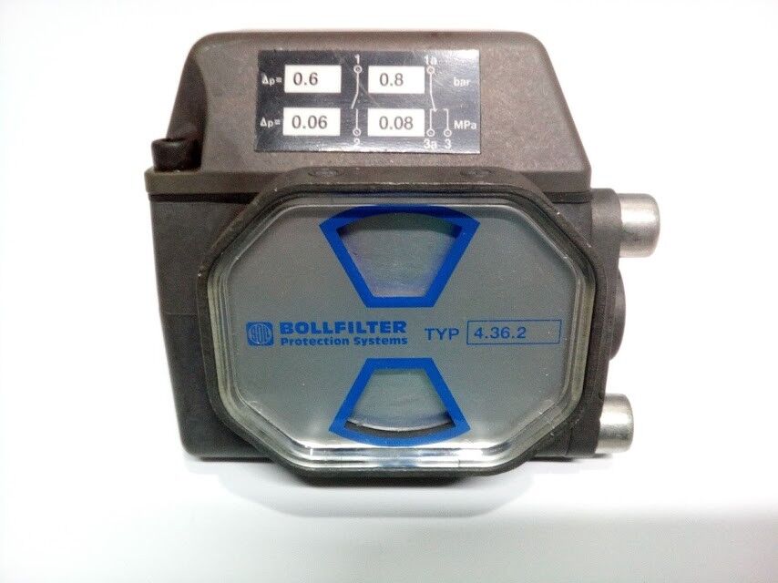 New Bollfilter Protection systems 4.36.2 DIFFERENTIAL PRESSURE INDICATOR 0550001