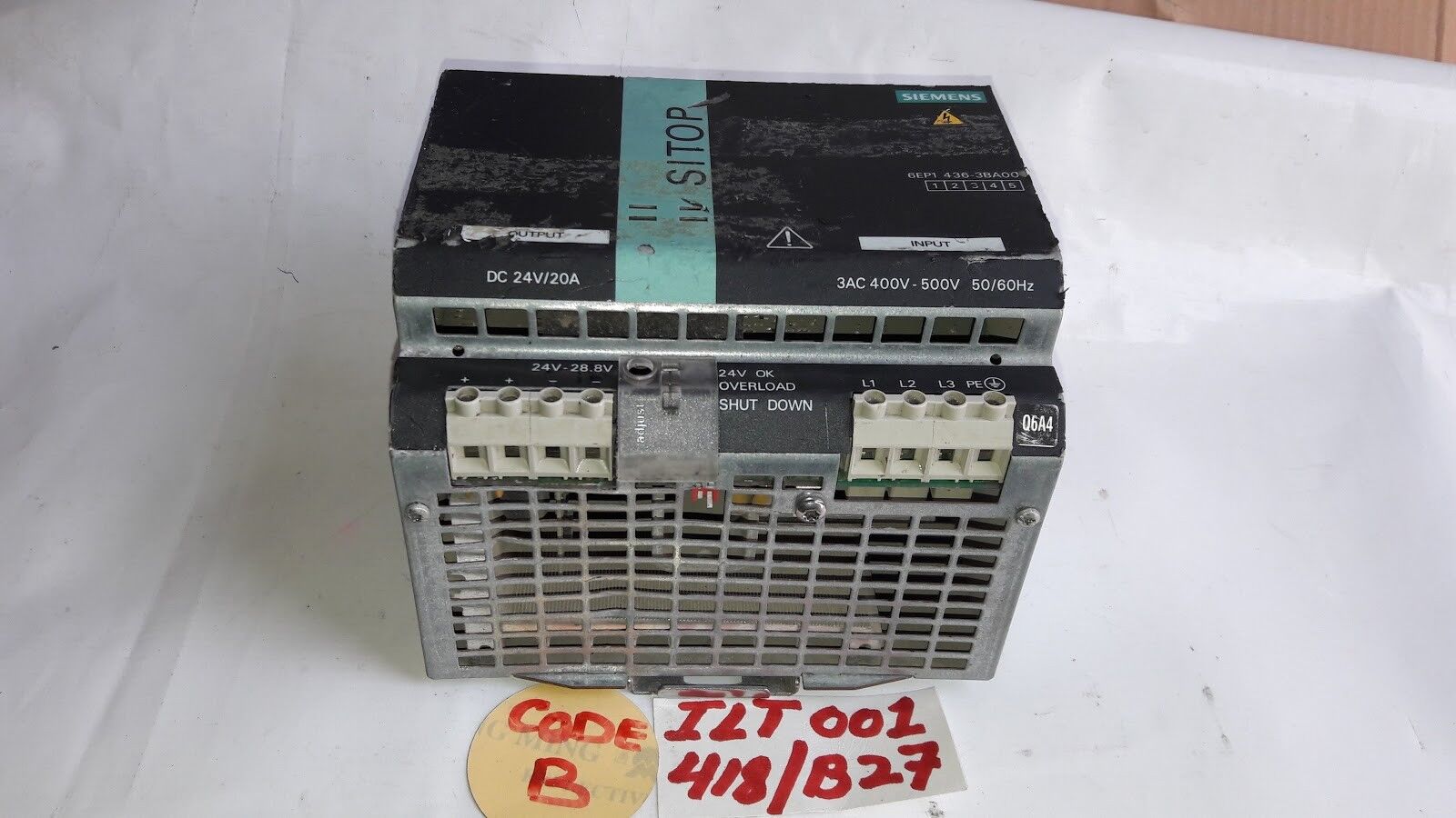Siemens SITOP Modular 20A 6EP1 436-3BA00 SITOP Power Supply - Image 2