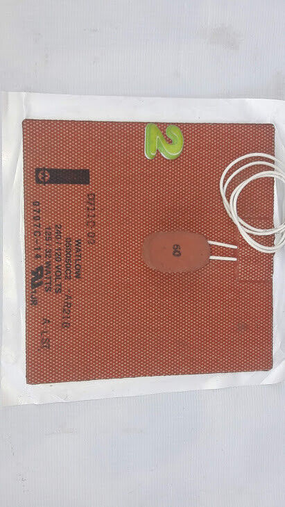 WATLOW 0711C-09 050050C2-AR21B Flexible Rubber Silicone Heating Pad 0707C-14 - Image 3
