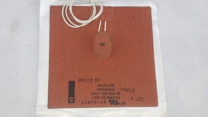 WATLOW 0711C-09 050050C2-AR21B Flexible Rubber Silicone Heating Pad 0707C-14