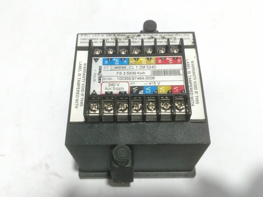 Conzerv DM 5240 400/5A CL 1 DM5240 Energy Meter - Image 4