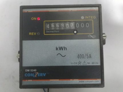 Conzerv DM 5240 400/5A CL 1 DM5240 Energy Meter