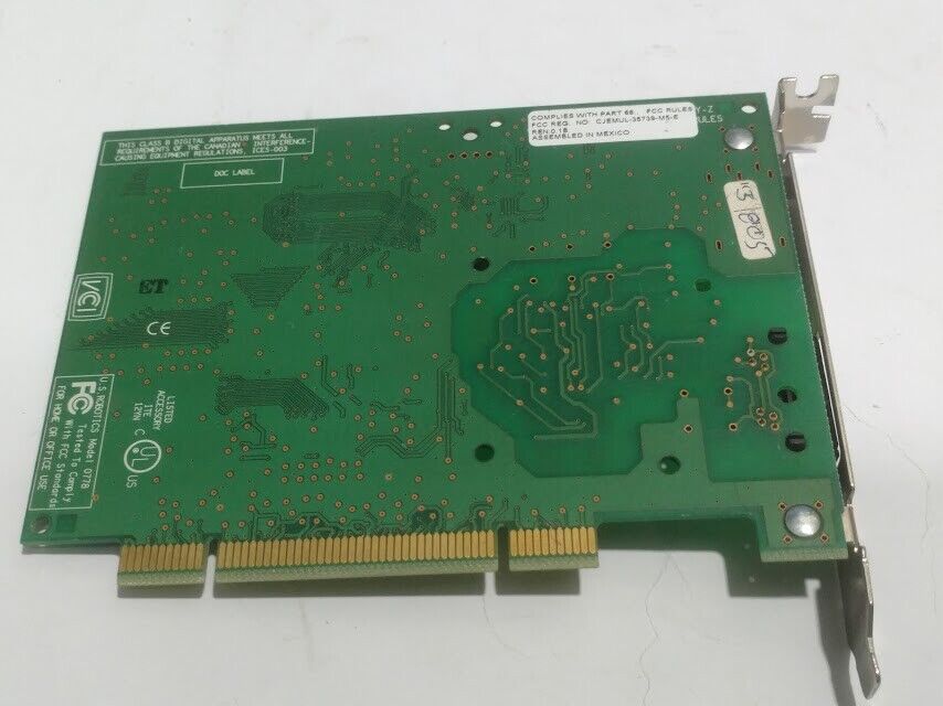 U.S. Robotics USR5610B P/N 1.012.0778-D Pro internal modem Card - Image 6