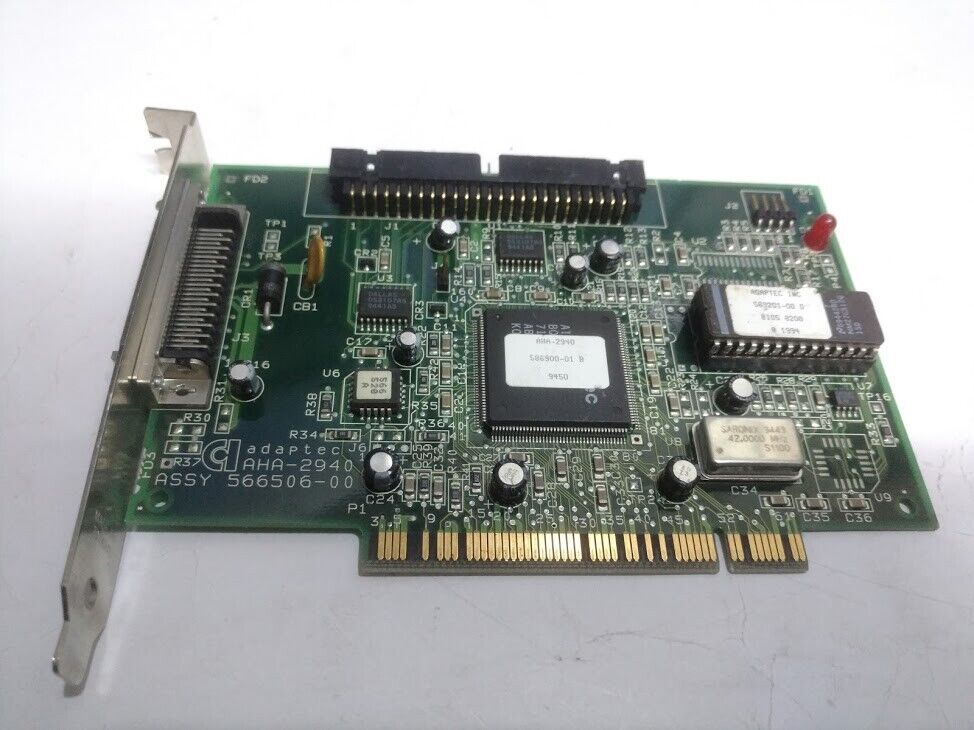 Adaptec AHA-2940 Bios V1.11 Assy 566505-00 PCI SCSI controller card 569201-00 D - Image 4