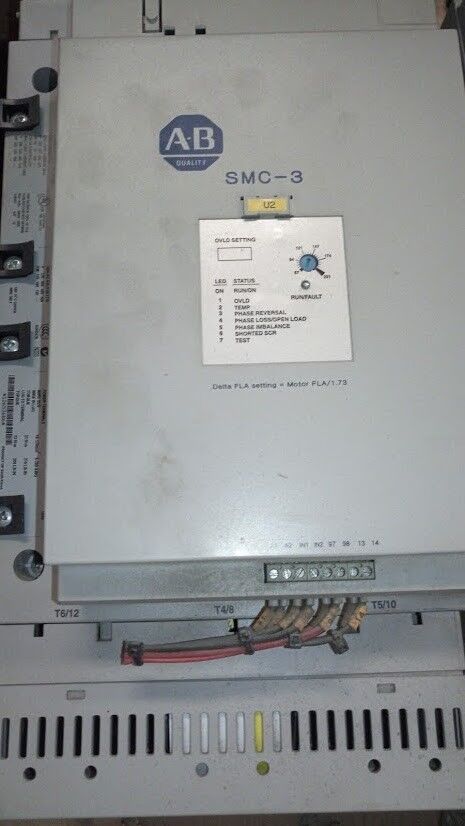 Allen-Bradley soft start 150-C201NBD SER. B with SMC-3 40891-454-11 FRN. 2.09