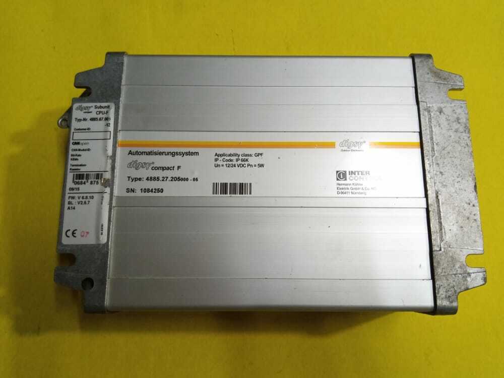 Inter Control Digsy Compact F 4885.27.205000-05 CPU-F 4885.67.005-12 FW:V6.8.10