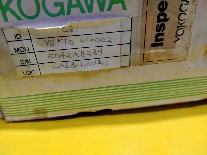 Yokogawa YS170-S1-002 Suffix 002 Style S1 Programmable controller YS170-002 New - Image 5