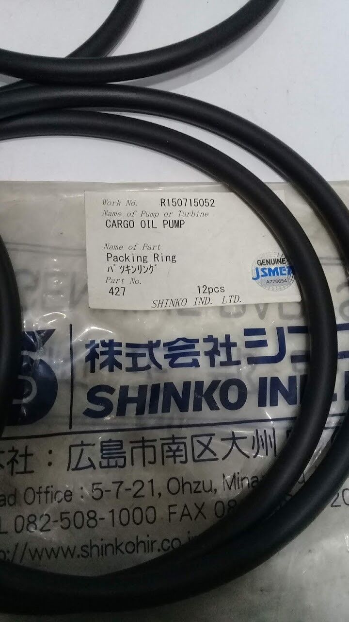 New Shinko Ind Ltd 427 Packing Ring 12Pcs For Cargo Oil Pump Marine Store Spare - Image 5