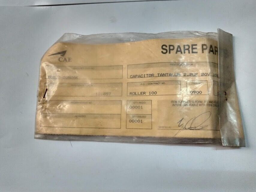 CAE Electronics LTD TC2.2-20N2AK Capacitor Tantalum 2.2UF 20V 10% TC2220N2AK New - Image 7