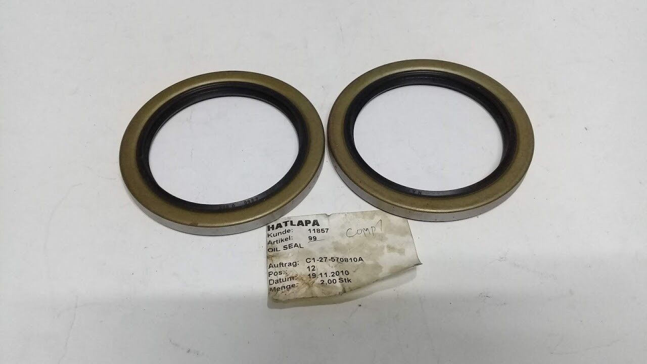New Hatlapa 11857 art 99 TA 3.250 4.250 0.375 oil Seal 2pcs Marine Store Spare - Image 3
