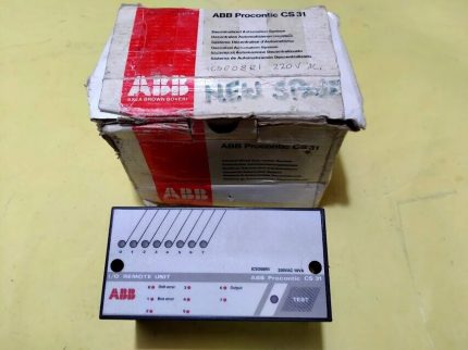 ASEA Brown Boveri Procontic CS 31 I/O Remote Unit ICS008R1 230VAC ABB New