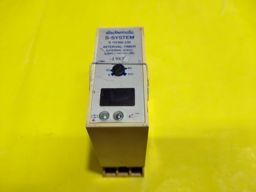 Electromatic S-System S-112166-230 INTERVAL TIMER 195-265VAC - Image 2