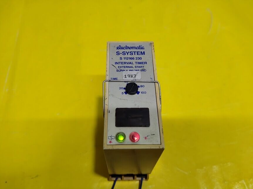 Electromatic S-System S-112166-230 INTERVAL TIMER 195-265VAC