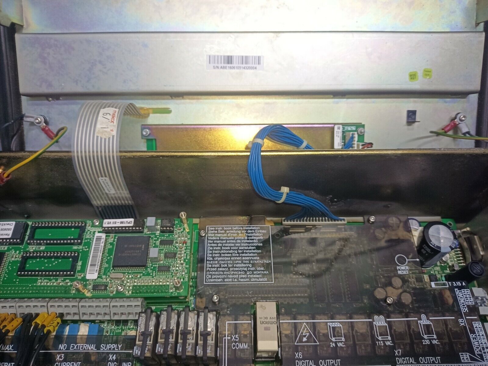 Mission power panel Sabroe unisab II 1606-002 5.13 050524 Aalborg industries - Image 11