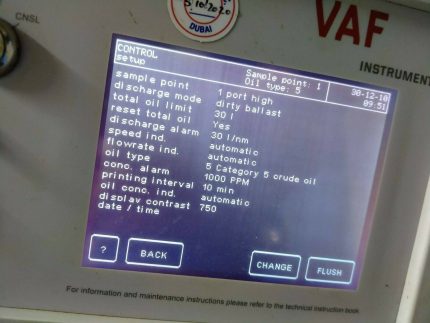 Oilcon Mark M6 MCU 0206-0087 VAF instruments A110408-1500313 touch panel HMI