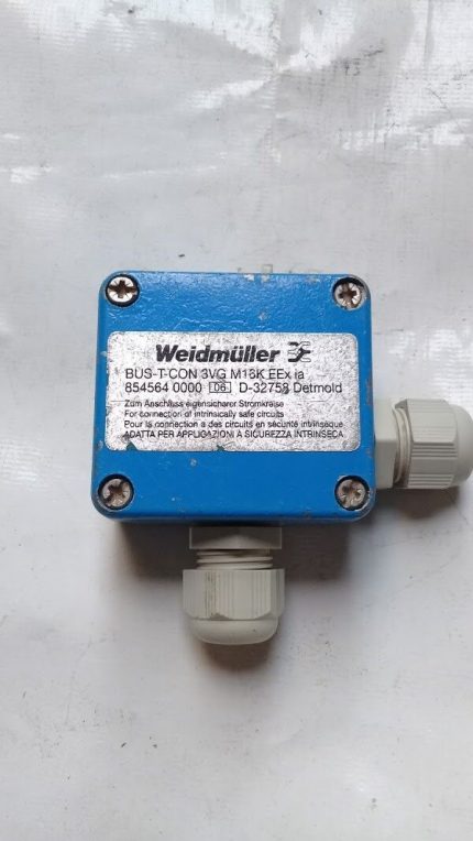 Weidmuller BUS-T-CON M16K EEX ia 854564 0000 D-32758 Detmold