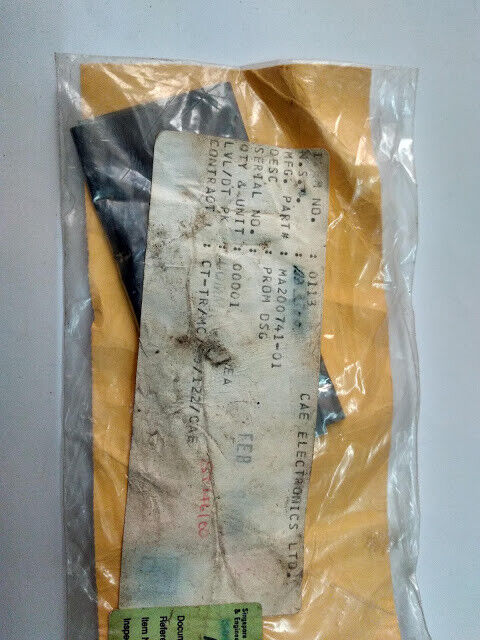 CAE Electronics LTD MA200741-01 Prom DSG MA20074101 New - Image 3