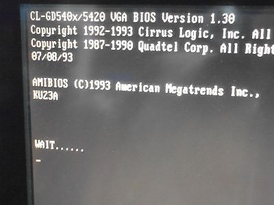 CL-GD5420-75-QC-C Ver 1.30 Cirrus Logic ISA VGA CarD CL-GD540X/5420