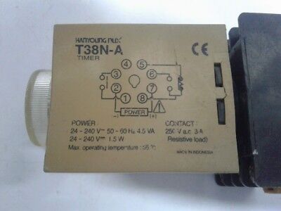 T38N Hanyoung Nux T38N-A 24-240Vac with base/socket