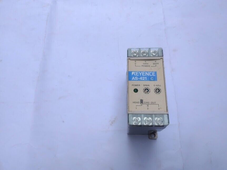 Keyence AS-421 C Keyence Amplifier AS421C - Image 2