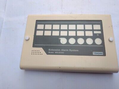 Terasaki Extension Alarm system model WE-EX80 type EEA-201 panel/keypad New