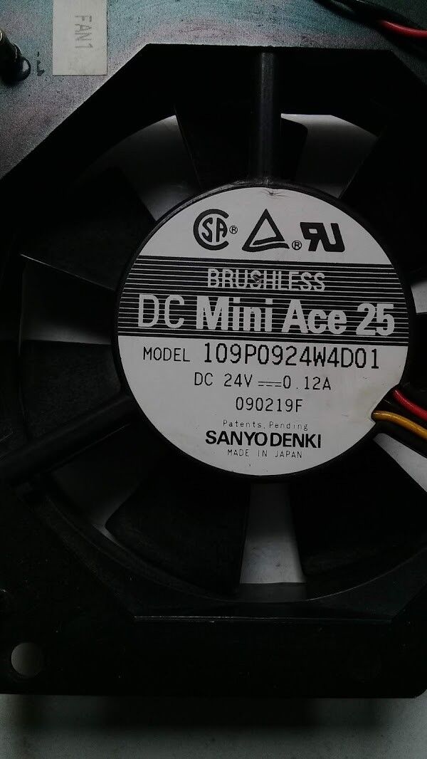 Sanyo denki 109P0924W4D01 Brushless DC Mini Ace 25 Fan - Image 3