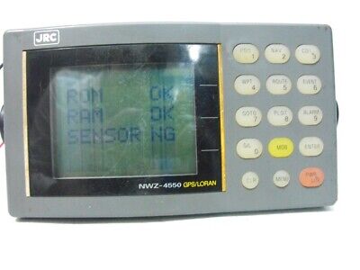 JRC NWZ-4550 GPS/LORAN Display Ver. R1.03 Marine Navigator NWZ4550 - Image 4
