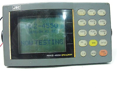 JRC NWZ-4550 GPS/LORAN Display Ver. R1.03 Marine Navigator NWZ4550