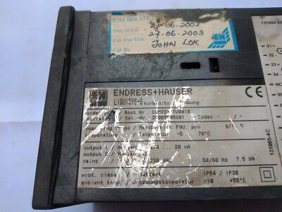 Endress+Hauser Liquisys-s CUM223-TU0010 Turbidity Transmitter Panel CUM223TU001 - Image 9