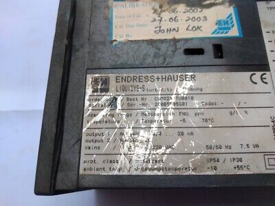 Endress+Hauser Liquisys-s CUM223-TU0010 Turbidity Transmitter Panel CUM223TU001 - Image 10