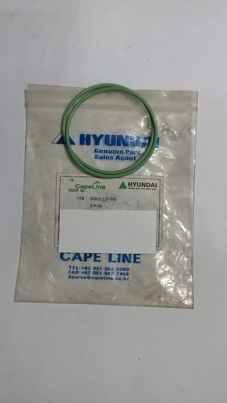 Hyundai CapeLine 90901-117-843 MAN B&W M/E HHI 7S60MX 2pcs O-Ring Marine Store