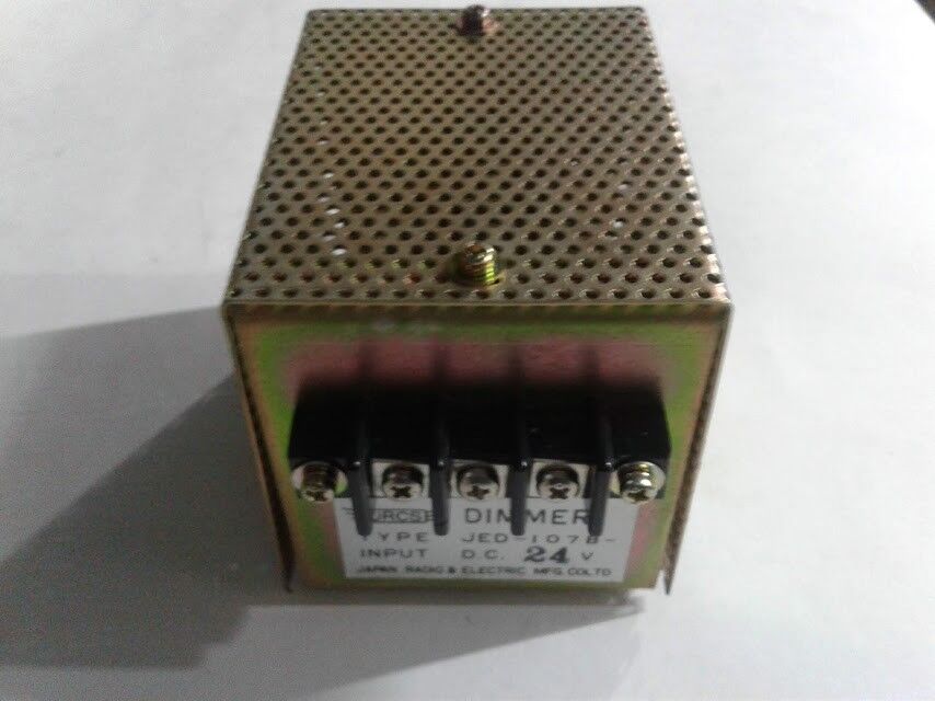 Japan Radio & Electric Mfg. Co. LTD TYPE JED-107 B- 24DC.V DIMMER JED107B- - Image 5