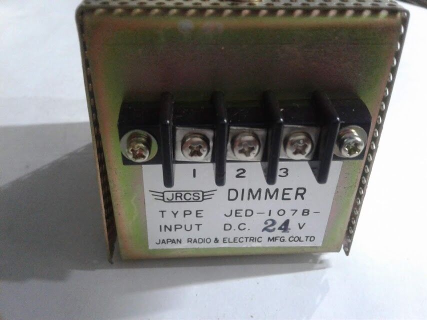 Japan Radio & Electric Mfg. Co. LTD TYPE JED-107 B- 24DC.V DIMMER JED107B- - Image 2
