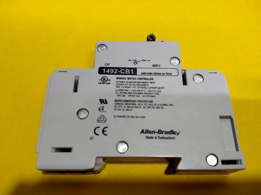 Allen-Bradley 1492-CB1G040 Ser. C G040 Circuit Breaker - Image 2