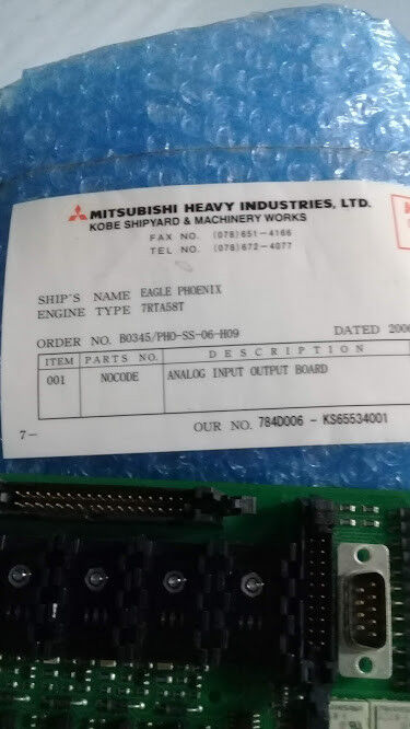Mitsubishi N0C0DE IOM-4 R3 Art No 051010 Rev R1E Analog Input Output Board Marin - Image 9