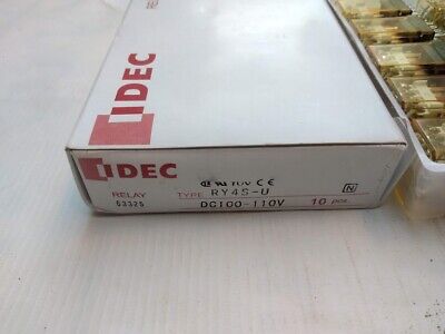 IDEC Corporation RY4S-U DC100-110V 10 PCS Relay RY4SU New - Image 9