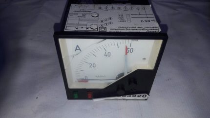 Ammeters RS 11 0-60mV RL0.035Ohm  RS11 panel mount