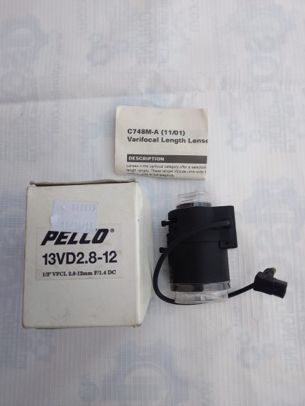 Pelco 13VD2.8-12 varifocal Length Lens 1/3" VFCL 2.8-12mm F/1.4 DC New