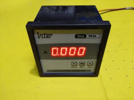 Inter PM-SA Industrial Digital Panel Ammeter PMSA 220VAC Inter Time