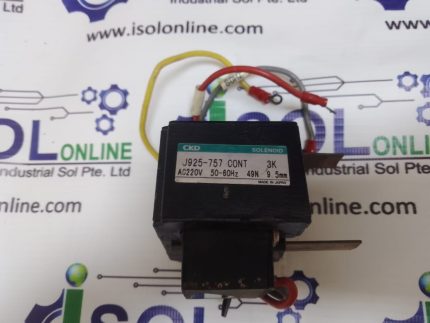 CKD Co. Ltd J925-757 CONT 3K Solenoid Ac220V 50-60Hz 49N 9.5mm J925757