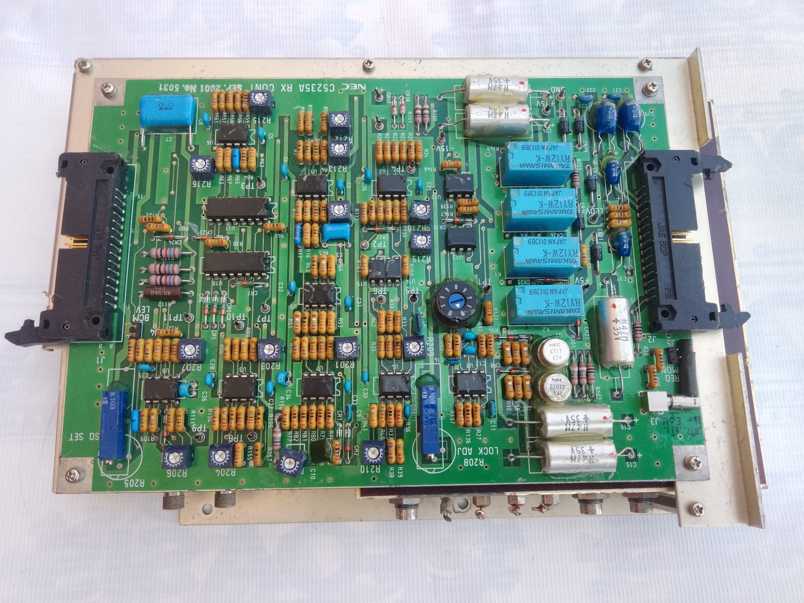 NEC C5235A RX CONT C5233A FREQ CONV NEC Corporation Japan
