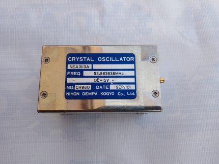 NEA3113A Crystal Oscillator NIHON DEMPA KOGYO Co Ltd Freq. 53.863636MHz