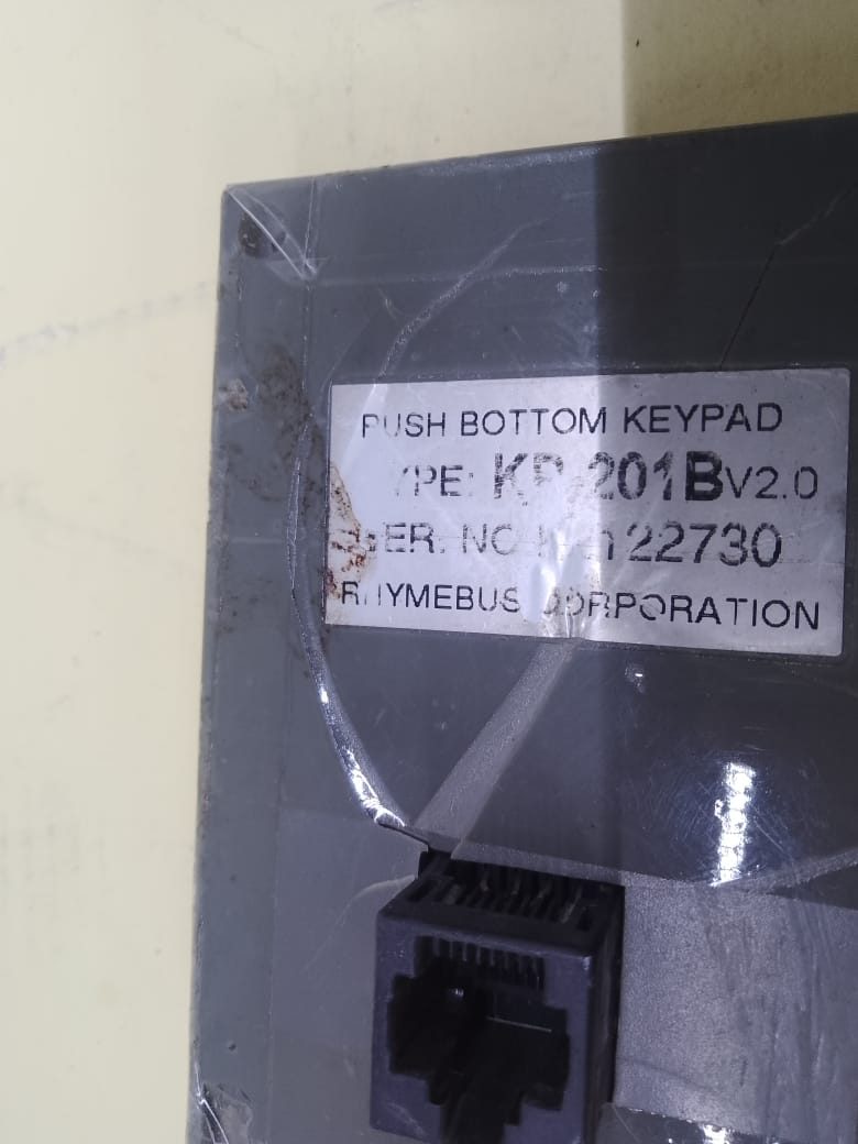 Rhymebus Corporation KP-201B Ver 2.0 Keypad Panel KP201B Push Bottom Keypad With Cable - Image 3
