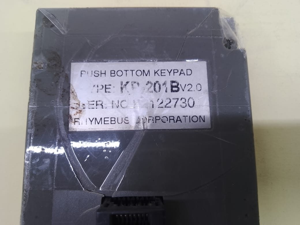 Rhymebus Corporation KP-201B Ver 2.0 Keypad Panel KP201B Push Bottom Keypad With Cable - Image 6