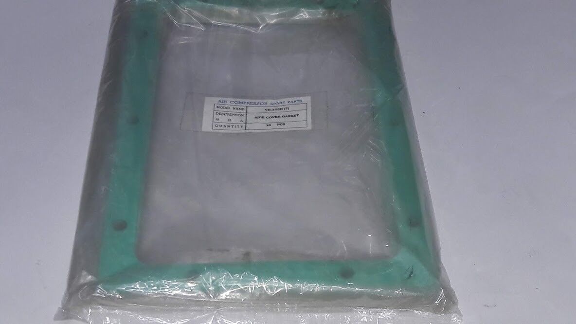 TANABE Air Compressor spare parts VH-475D side cover gasket set of 10 Marine Sto - Image 2