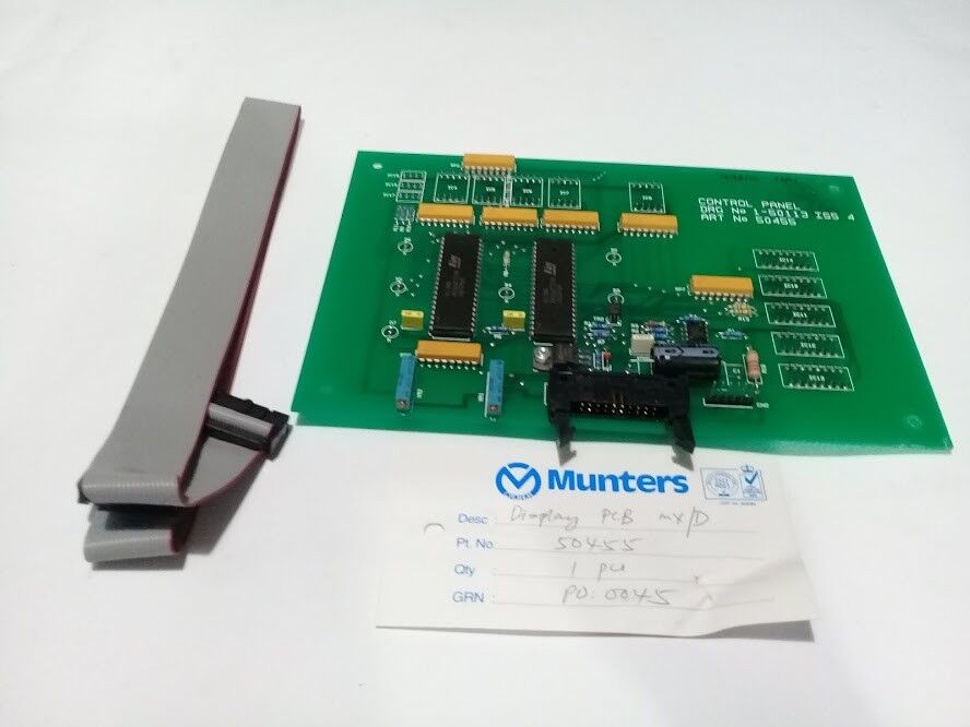 Munters 50455 1-50113 ISS 4 Display PCB Control Panel With Cable New ...